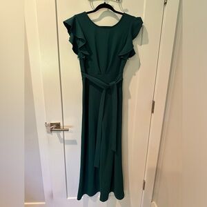 Amazon Green Jumpsuit Shortsleeve Size M 8-10 Women’s NWT